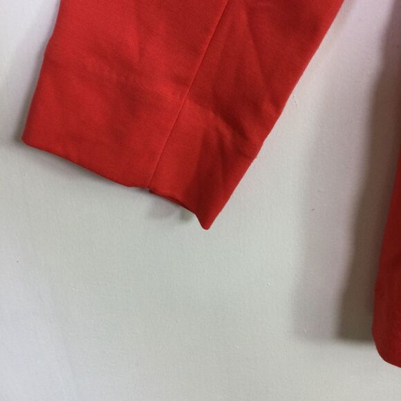 Christian Siriano Womens One Button Zip Pockets Blazer Jacket Coral Size Medium - Picture 7 of 13